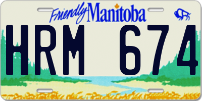 MB license plate HRM674