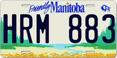 MB license plate HRM883