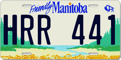 MB license plate HRR441