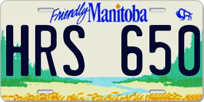 MB license plate HRS650