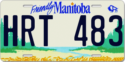 MB license plate HRT483