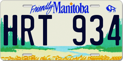 MB license plate HRT934
