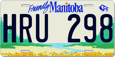 MB license plate HRU298