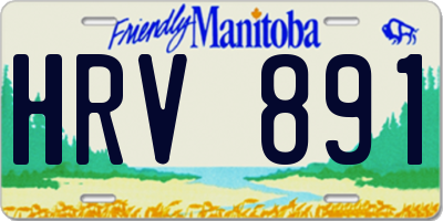 MB license plate HRV891
