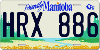 MB license plate HRX886
