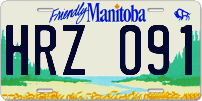MB license plate HRZ091