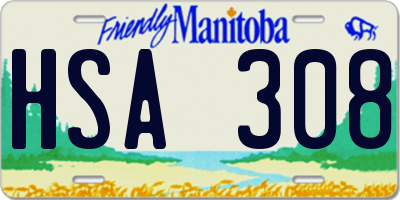 MB license plate HSA308