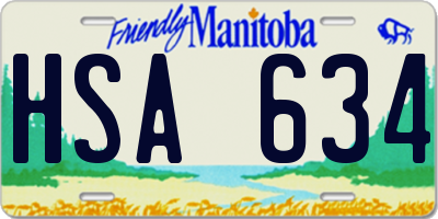 MB license plate HSA634