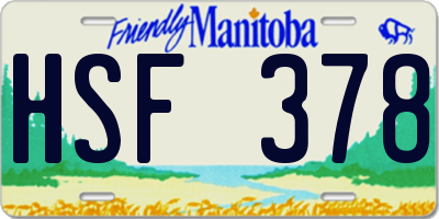 MB license plate HSF378