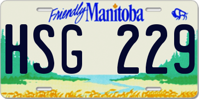 MB license plate HSG229