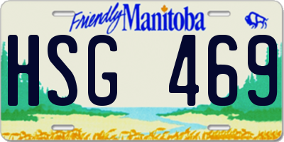 MB license plate HSG469