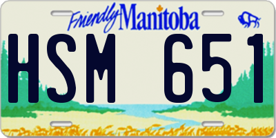 MB license plate HSM651
