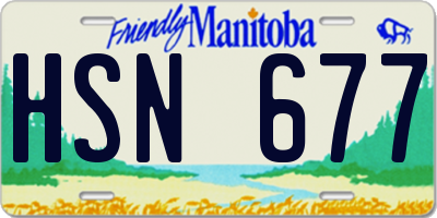 MB license plate HSN677