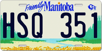 MB license plate HSQ351