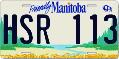 MB license plate HSR113