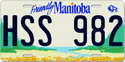 MB license plate HSS982