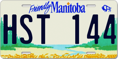 MB license plate HST144