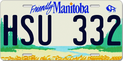 MB license plate HSU332