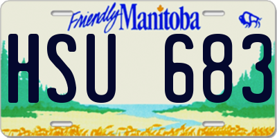 MB license plate HSU683