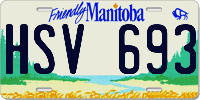MB license plate HSV693