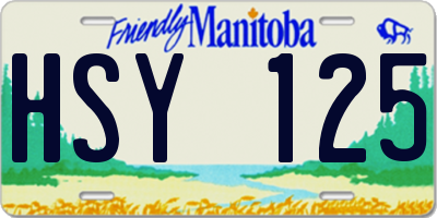MB license plate HSY125