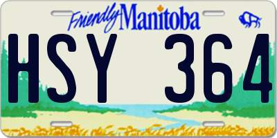 MB license plate HSY364