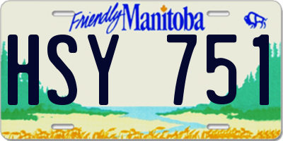MB license plate HSY751