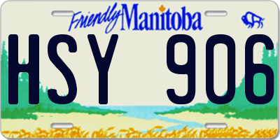 MB license plate HSY906
