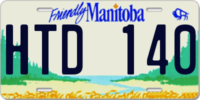 MB license plate HTD140