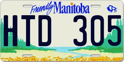 MB license plate HTD305