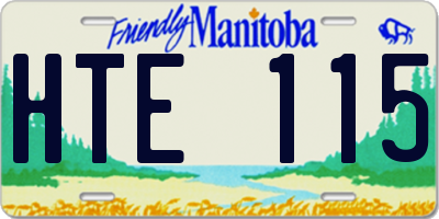 MB license plate HTE115