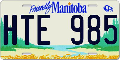 MB license plate HTE985