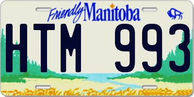 MB license plate HTM993