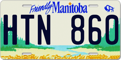 MB license plate HTN860