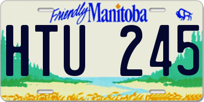 MB license plate HTU245