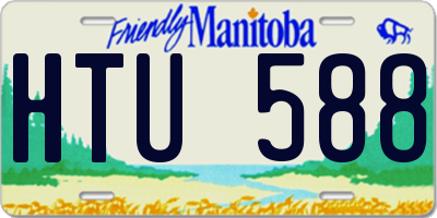 MB license plate HTU588