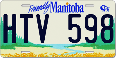 MB license plate HTV598