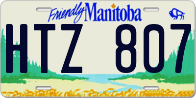 MB license plate HTZ807