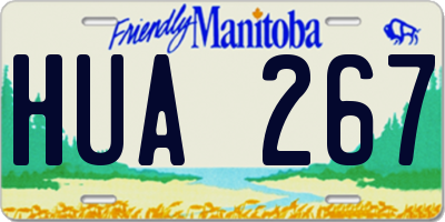 MB license plate HUA267