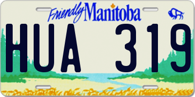 MB license plate HUA319