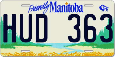MB license plate HUD363