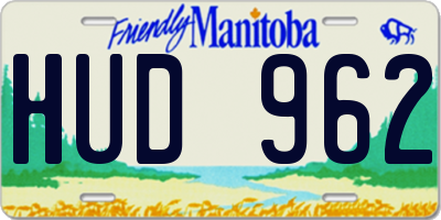 MB license plate HUD962