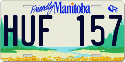MB license plate HUF157