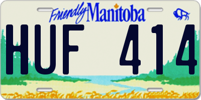 MB license plate HUF414