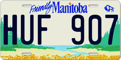 MB license plate HUF907