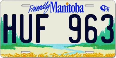MB license plate HUF963