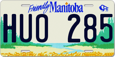 MB license plate HUO285