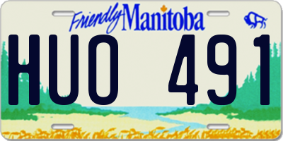 MB license plate HUO491