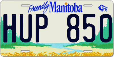 MB license plate HUP850