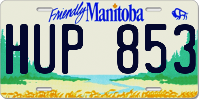 MB license plate HUP853
